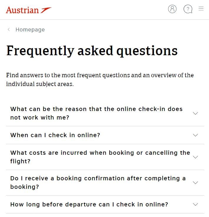 אוסטריאן איירליינס שירות לקוחות שאלות ותשובות